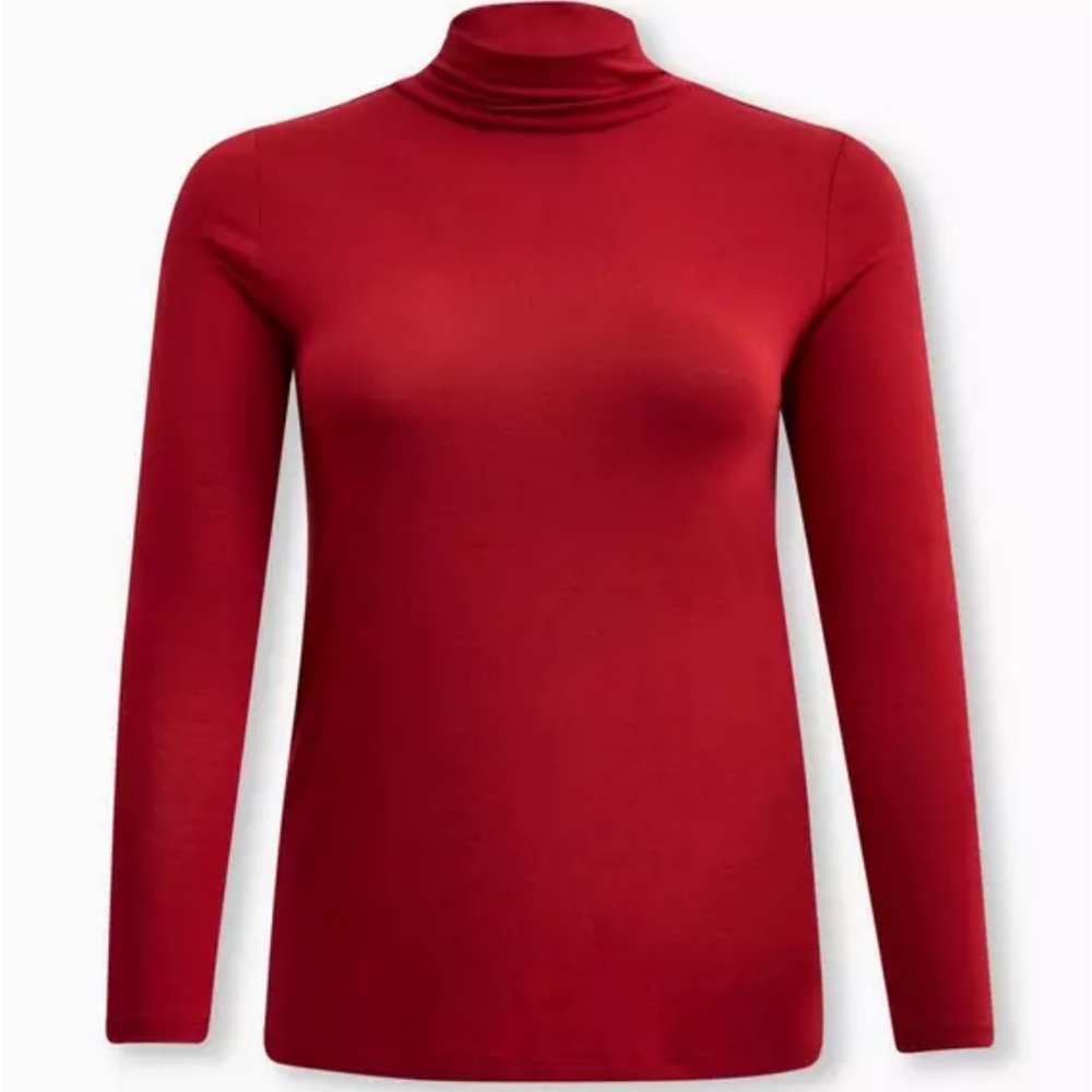 Torrid Studio Tissue Jersey Turtleneck Top